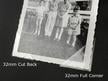 Photo demonstrating acid-free mounting corners securing photos in albums and mats for safe preservation. thumbnail